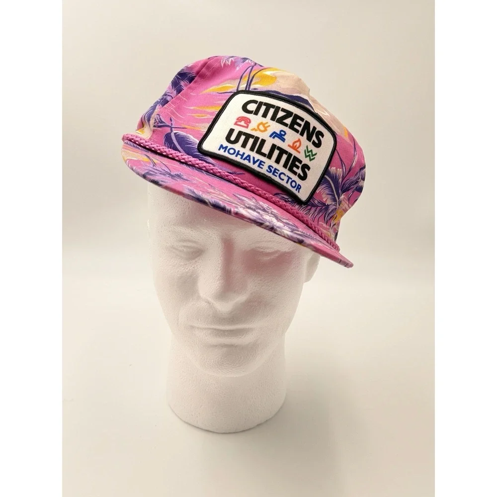 Citizens Utilities Mohave Sector Kingman AZ Floral Vintage Snapback Hats Nissin